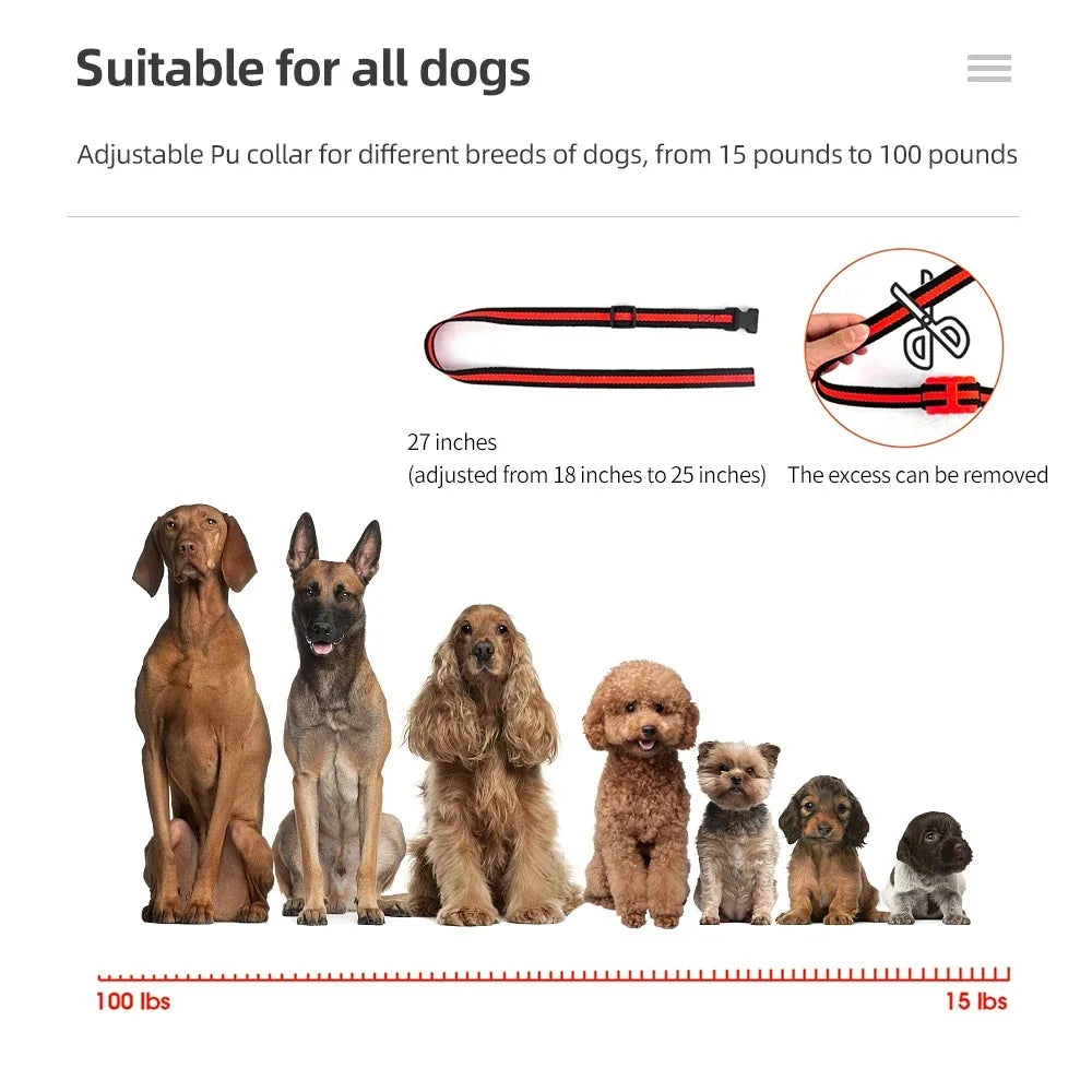 Remote Dog Training E-Collar Rechargeable and Waterproof BH150R 500m 1-2 Dogs
