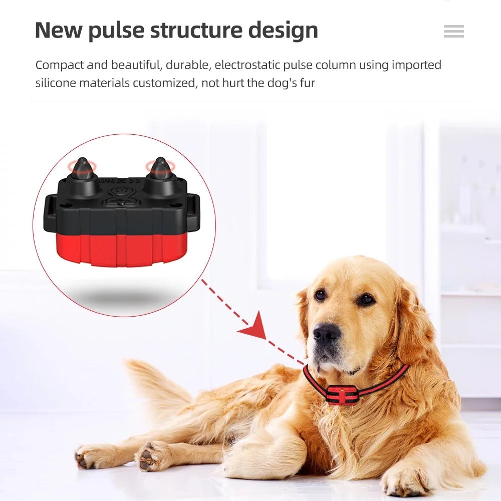 Remote Dog Training E-Collar Rechargeable and Waterproof BH150R 500m 1-2 Dogs