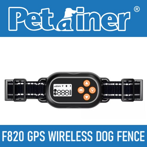 F820 Wireless GPS Dog Fence Collar