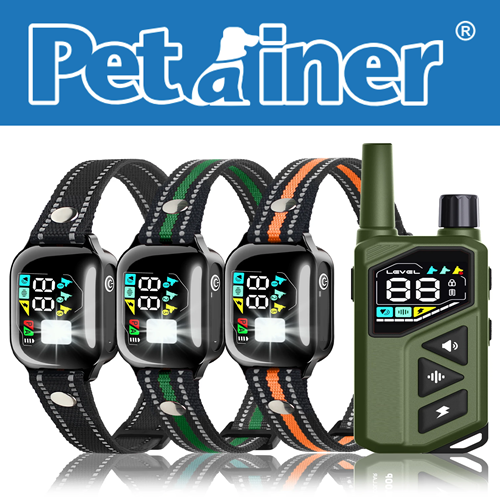 2-in-1 Anti-Bark and Remote Dog Training Collar 1-2 Dogs 1000m PET513